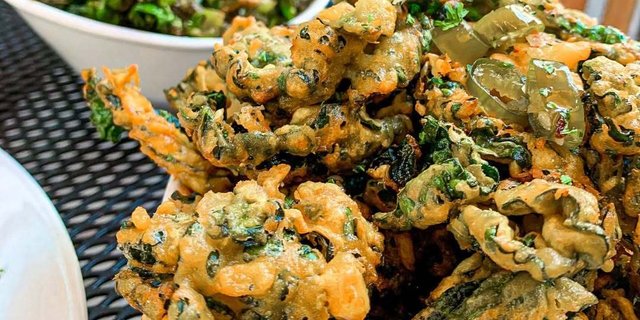 Kale, Corn & Sweet Onion Pakora