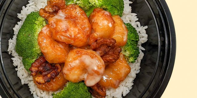 Honey Walnut Shrimp Tso Bowl