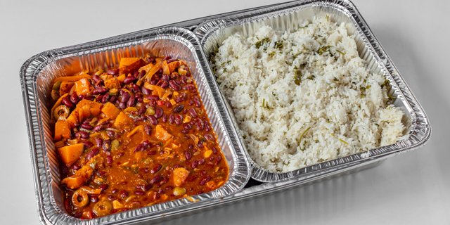White Rice & Bean Stew