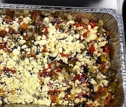 Greek Veggies w/ Orzo & Feta