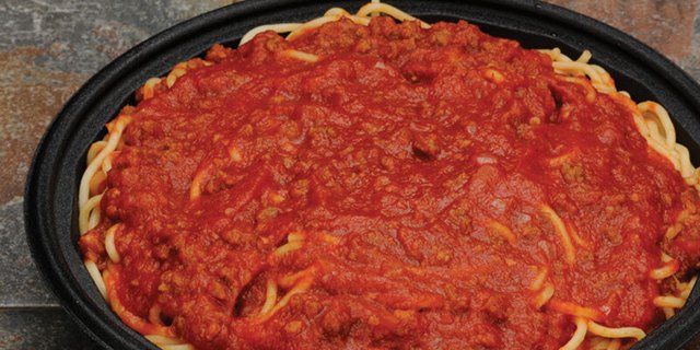 Pasta w/ Meat Sauce Tray