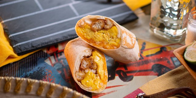 Vegetarian Classic Breakfast Burrito Box