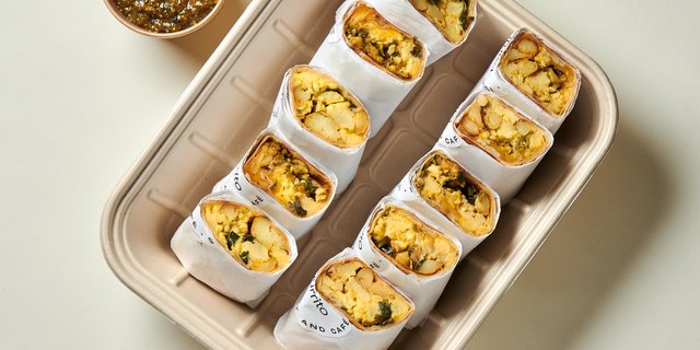 Eggs & Hash Burrito