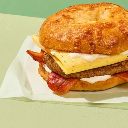 Farmhouse Duo Asiago Bagel Stack