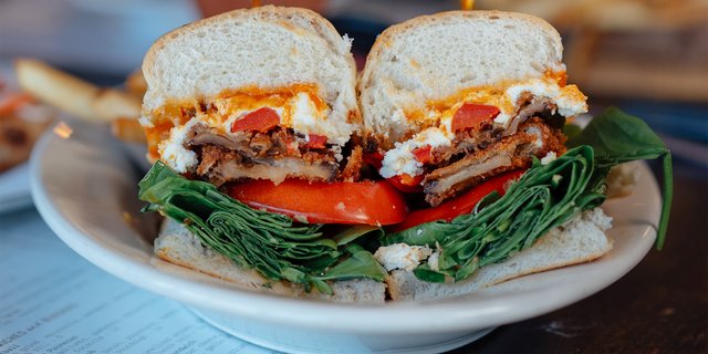 Crispy Eggplant Sandwich Boxed Lunch
