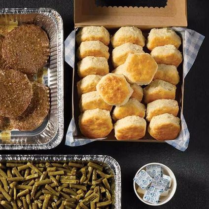 Hamburger Steak Buffet w/ Three Sides