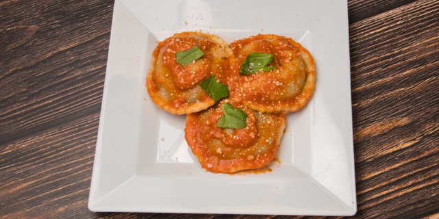 Beef Vodka Sauce Ravioli