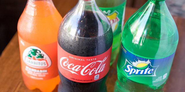 Assorted 2L Soda Bottles