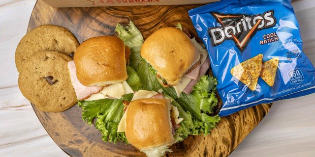 Ham & Cheese Sliders Boxed Lunch
