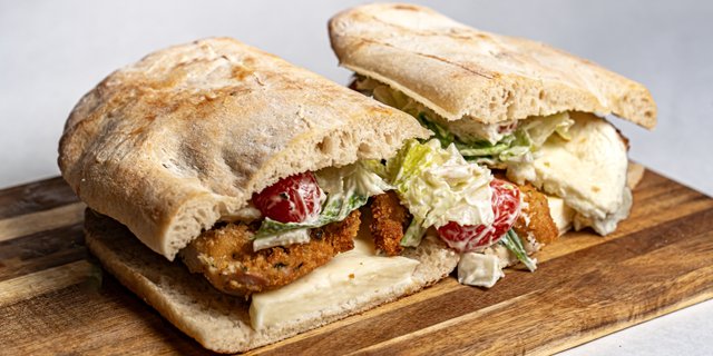 Fried Chicken Cutlet Panini
