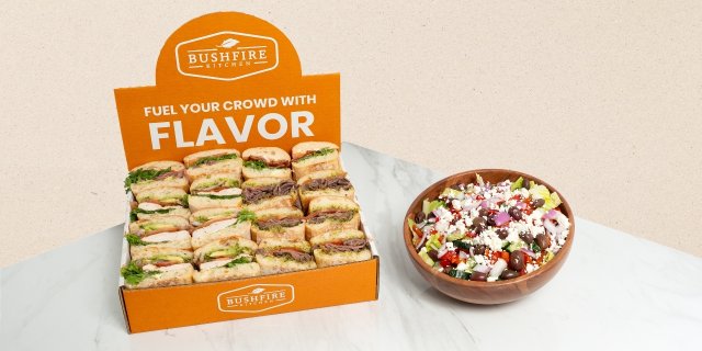 Sandwich & Salad Combo Platter