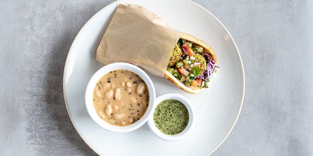 Vegan Falafel & Hummus Pita Boxed Lunch