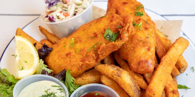 Fish & Chips Brown Bag Lunch