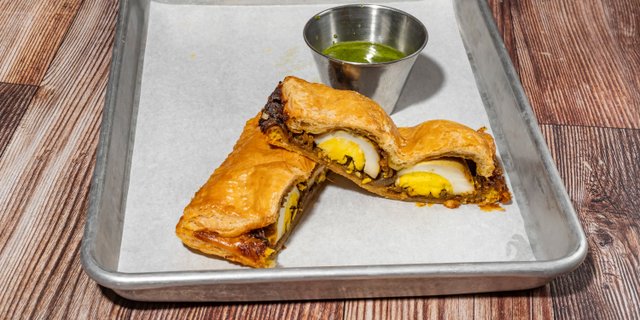 Masala Egg Puff