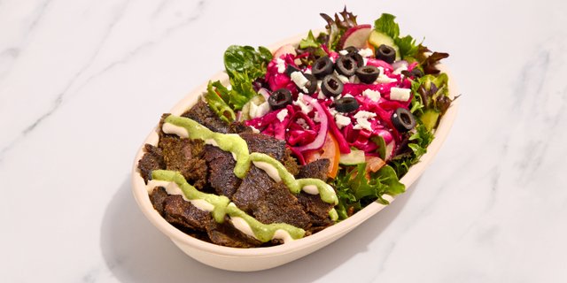 Beef Kabob Salad Bowl