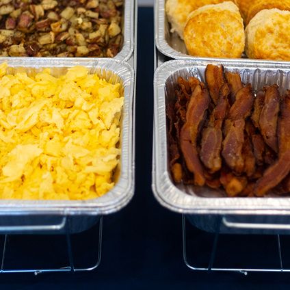 Scrambled Egg Breakfast Buffet