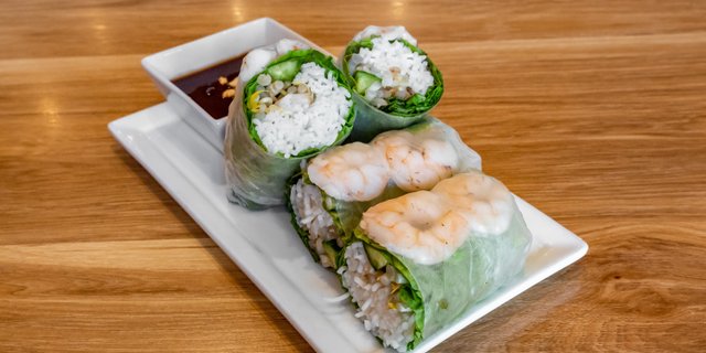 Shrimp Spring Rolls Tray