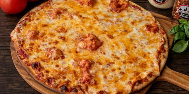 Thin Crust Triple Cheese Pizza