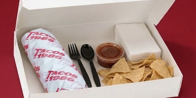 Burrito Boxed Lunch