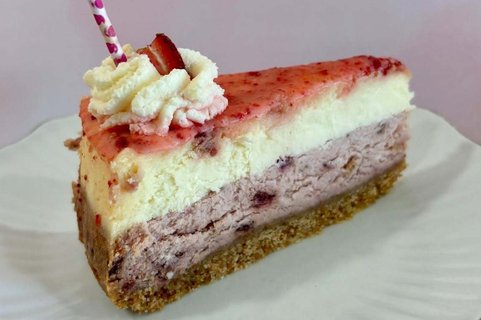 Plain ira Strawberry Cheesecake