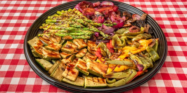 Grilled Vegetable Display