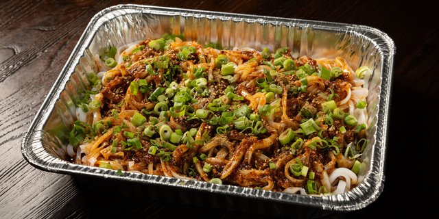 Mung Bean Noodle w/ Black Bean Sauce