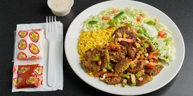 Falafel Over Rice Boxed Lunch