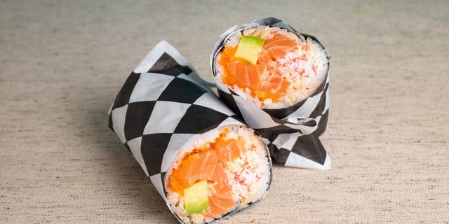 Salmon Burrito