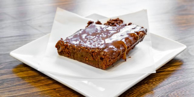 Salted "Carmel" Brownie