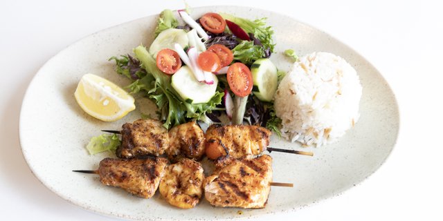 Seafood Kebab