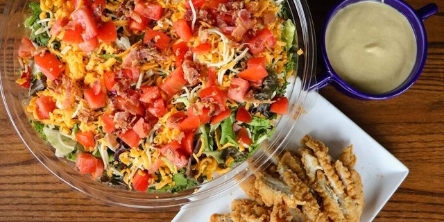 Honey Crisp Chicken Salad Party Platter