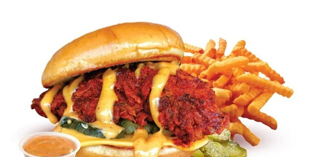 Single Chicken Sandwich W/ Fries