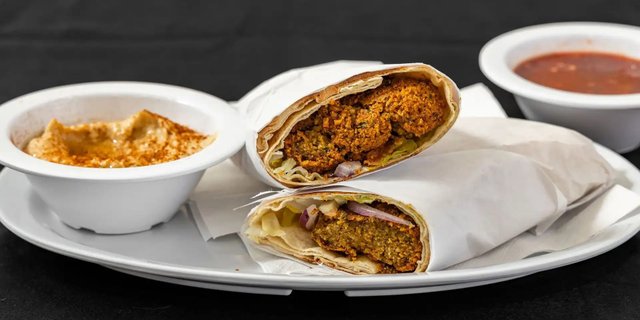Falafel Pita Wrap