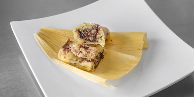 Beans & Goat Cheese Tamale