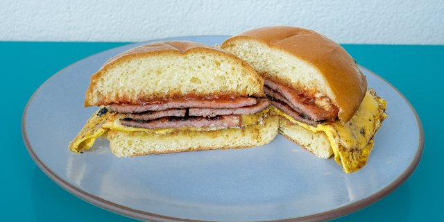 Pork Roll Egg & Cheese Sandwich