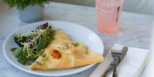 Gluten-Free Truffled Caprese Crepe