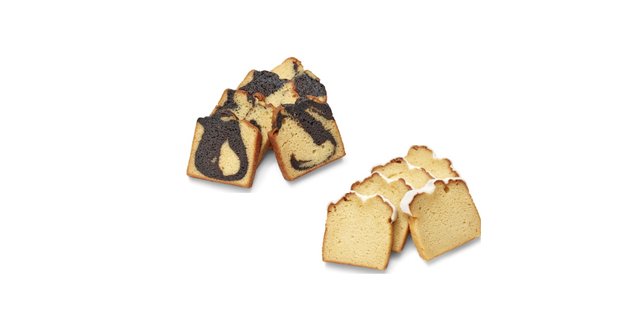 Dozen Pound Cake Slices Box