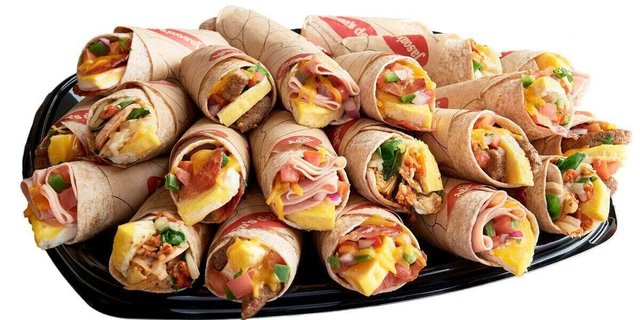 Hot Wrap Breakfast Package w/ Fresh Fruit
