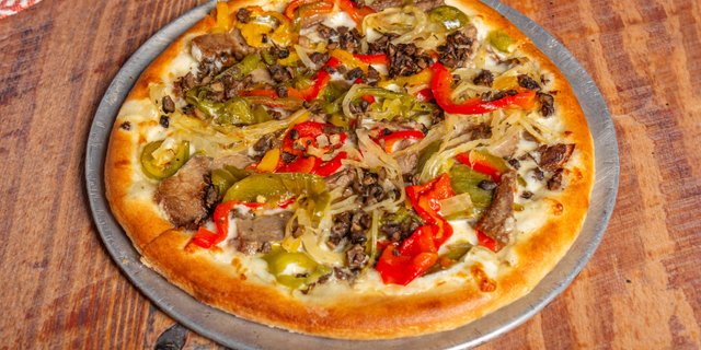 Philly Cheesesteak Pizza