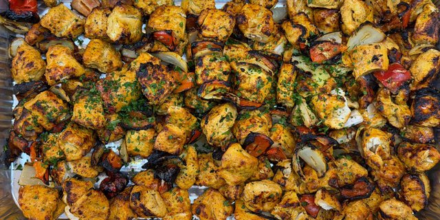 Chicken Kebob Tray