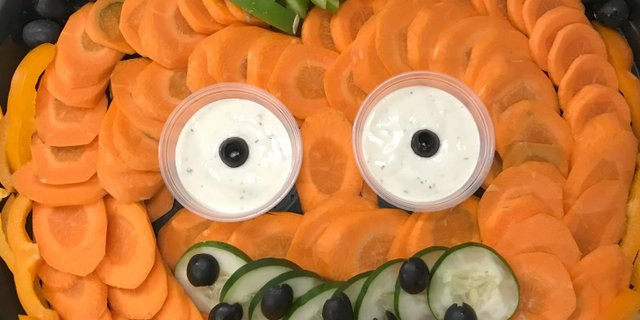 Pumpkin Veggie Tray