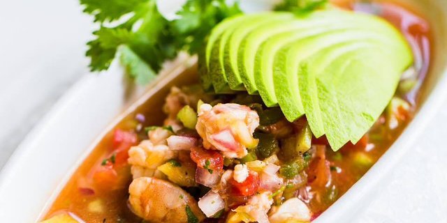Mexican Ceviche w/ Shrimp & Red Snapper