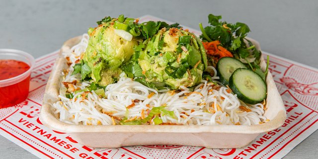 Chunky Avocado Noodles Boxed Lunch