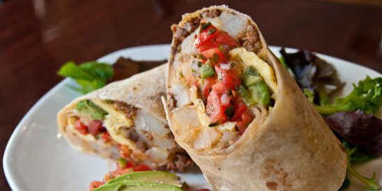 Chorizo con Huevos Breakfast Burrito