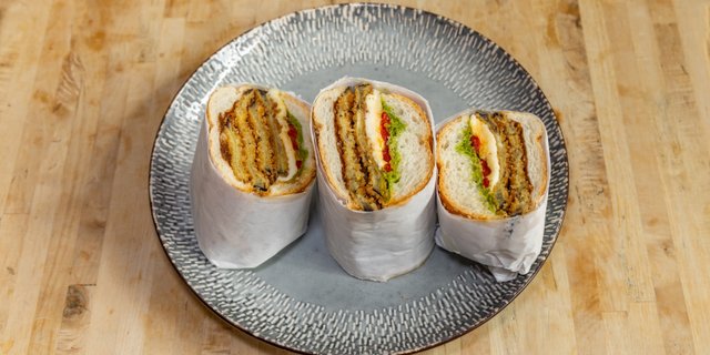 Leo's Calabrese Eggplant Wrap Platter