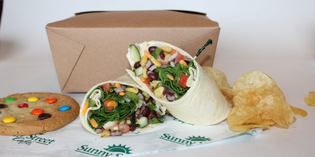 Vegetarian Wrap Boxed Lunch