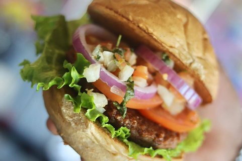 Grilled Veggie Burger Box Meal