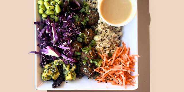 Impossible Meatball Bowl