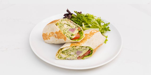 Green Goddess Chicken Salad Wrap