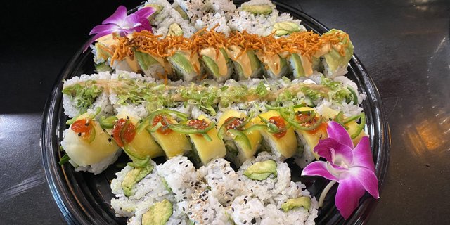 40-Piece Vegetarian Roll Platter